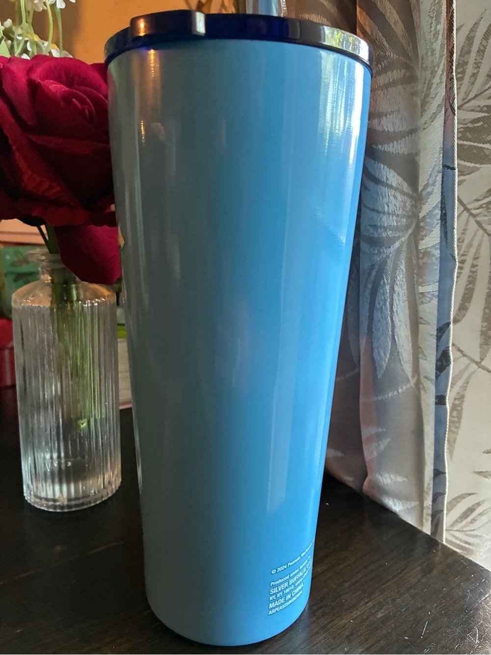 Light Blue Snoopy Travel Tumbler - Insulated Carry Cup - Picture 7 of 11
